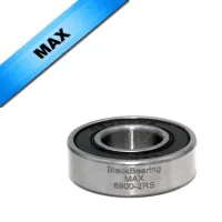 BLACK BEARING Max. Lager MAX - 6900-2RS - 10 x 22 x 6 Unisex