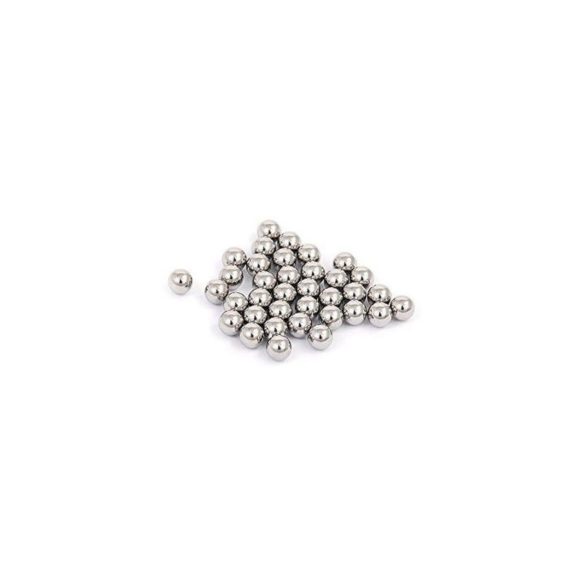 BLACK BEARING Rollkugeln 5/32 = 3,969 mm (x100) Unisex, silber, TU