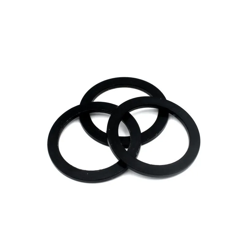 BLACK BEARING Tretlagergehäuseteile Aluminium Spacer Unisex, schwarz, 24mm