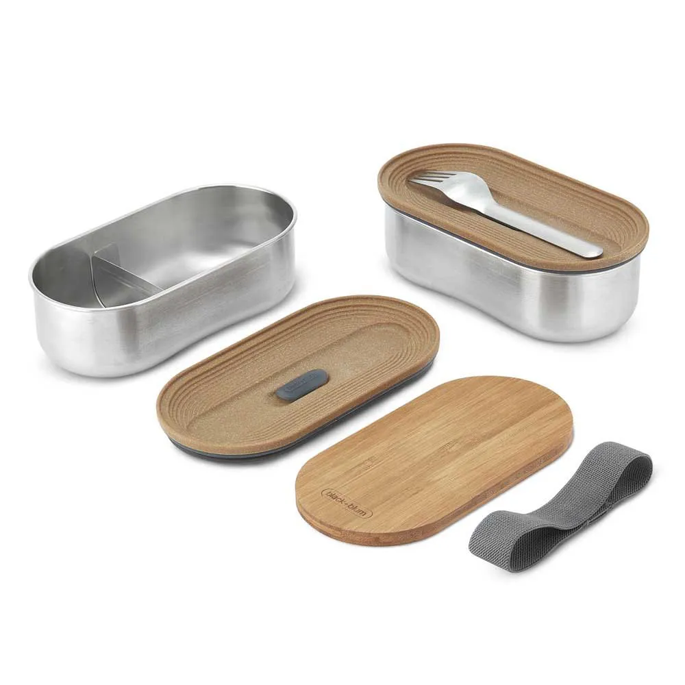 Black+blum Edelstahl Bento-lunchbox 1l, Almond / grey, One Size Black+blum Edelstahl Bento-lunchbox 1l, Almond / grey, One Size