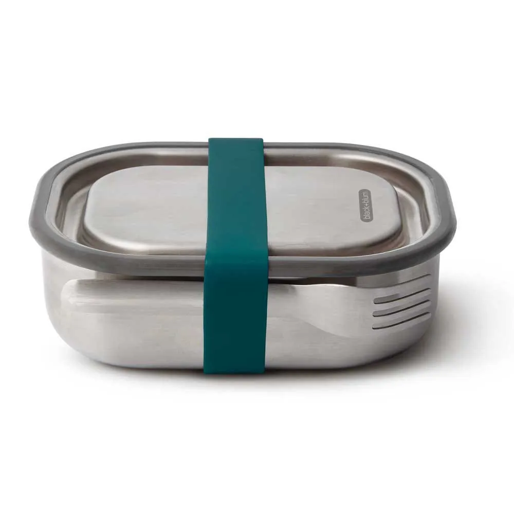 Black+blum Edelstahl Brotdose 600ml, Ocean, One Size Black+blum Edelstahl Brotdose 600ml, Ocean, One Size