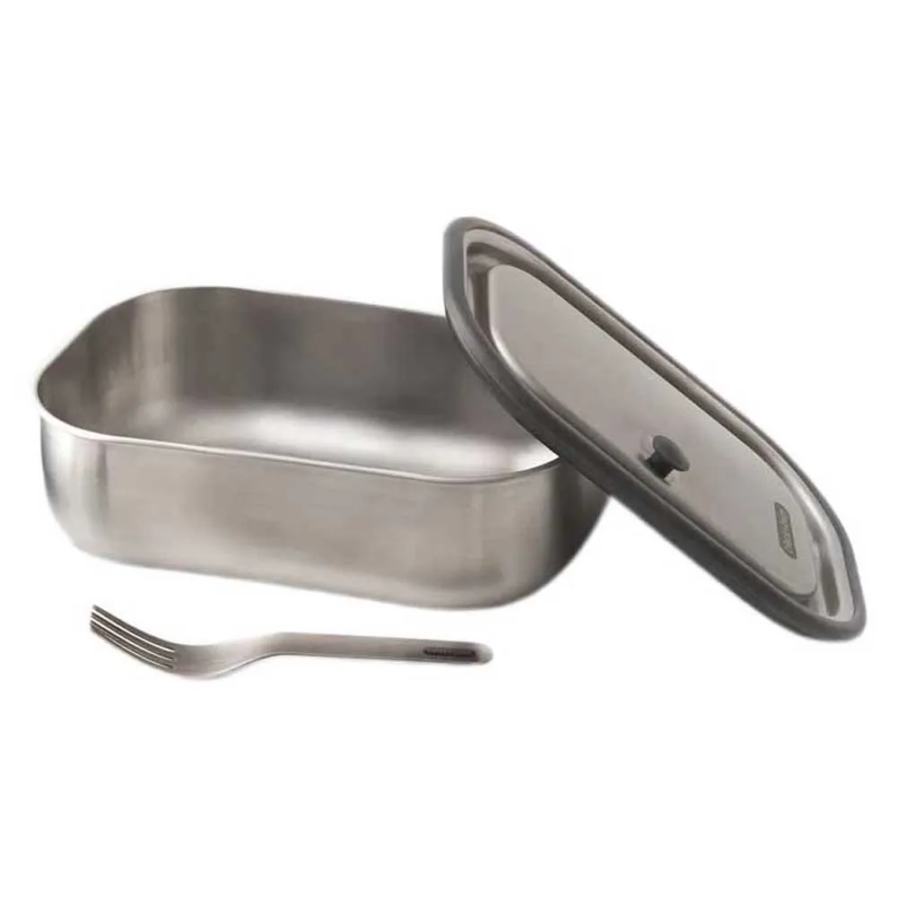 Black+blum Edelstahl Kleine Brotdose, Olive, One Size Black+blum Edelstahl Kleine Brotdose, Olive, One Size