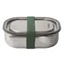 Black+blum Edelstahl Kleine Brotdose, Olive, One Size