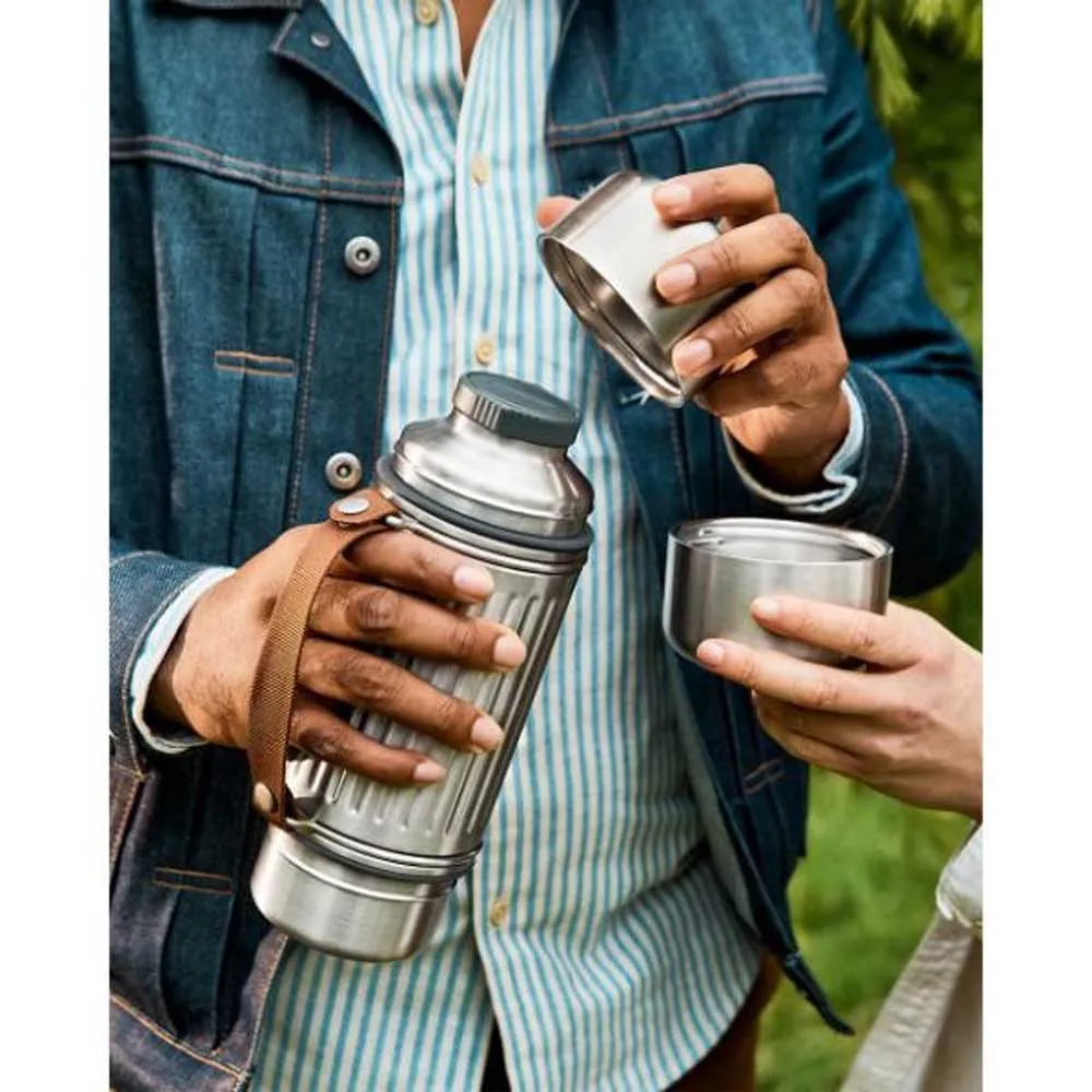 Black+blum Explorer Duo 1l Thermosflasche, Grey, One Size Black+blum Explorer Duo 1l Thermosflasche, Grey, One Size