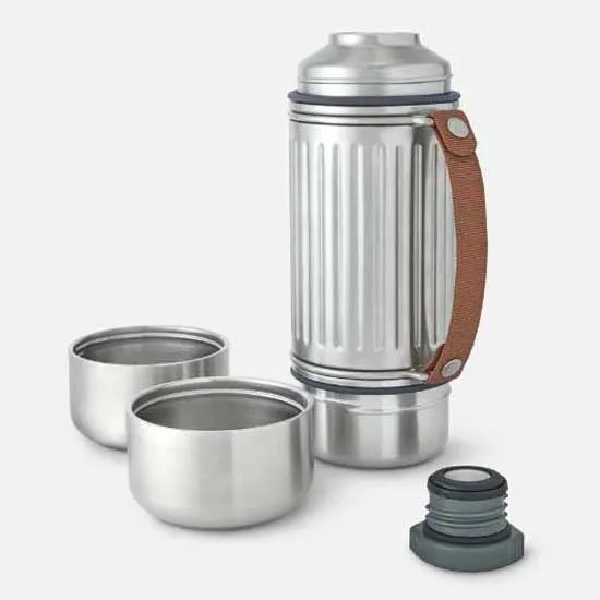 Black+blum Explorer Duo 1l Thermosflasche, Grey, One Size Black+blum Explorer Duo 1l Thermosflasche, Grey, One Size