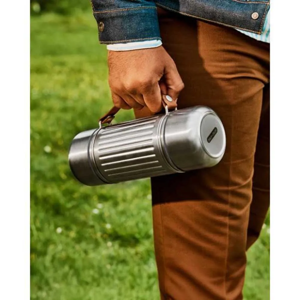 Black+blum Explorer Duo 1l Thermosflasche, Grey, One Size Black+blum Explorer Duo 1l Thermosflasche, Grey, One Size