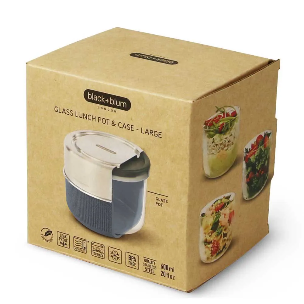 Black+blum Glass Lunch Pot 600ml Schüssel