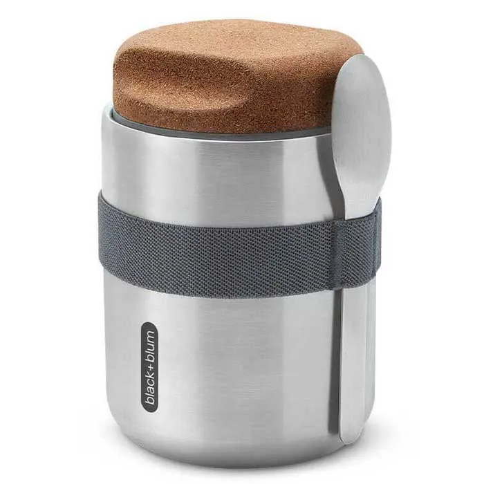 Black+blum Pot Slate Thermosflasche, Silver, One Size Black+blum Pot Slate Thermosflasche, Silver, One Size