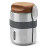 Black+blum Pot Slate Thermosflasche, Silver, One Size