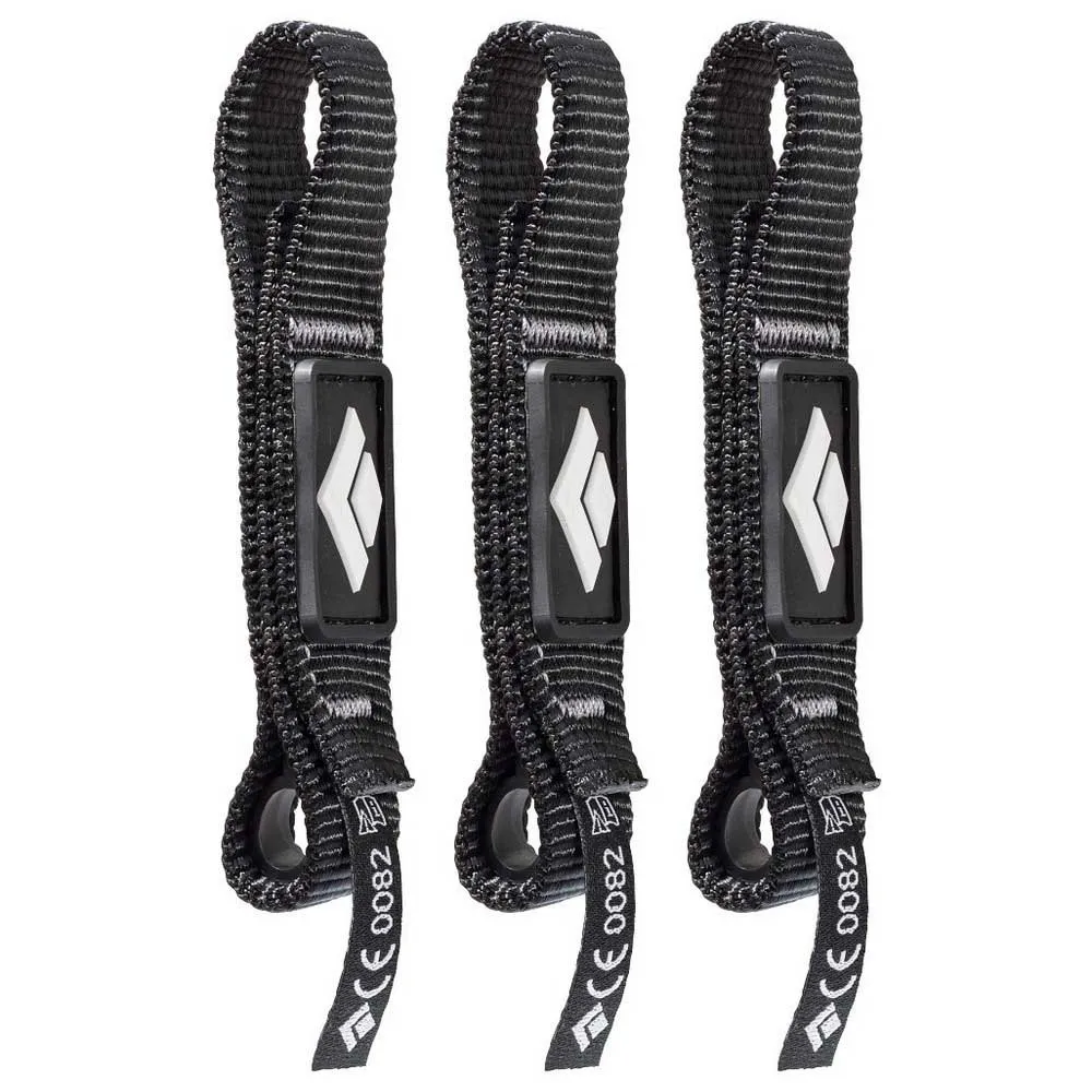 Black Diamond Diamond Dogbone Bandschlinge 3 Einheiten, Black, 12cm Black Diamond Diamond Dogbone Bandschlinge 3 Einheiten, Black, 12cm