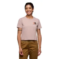Black Diamond Faded Crop Kurzarm-t-shirt Black Diamond Faded Crop Kurzarm-t-shirt