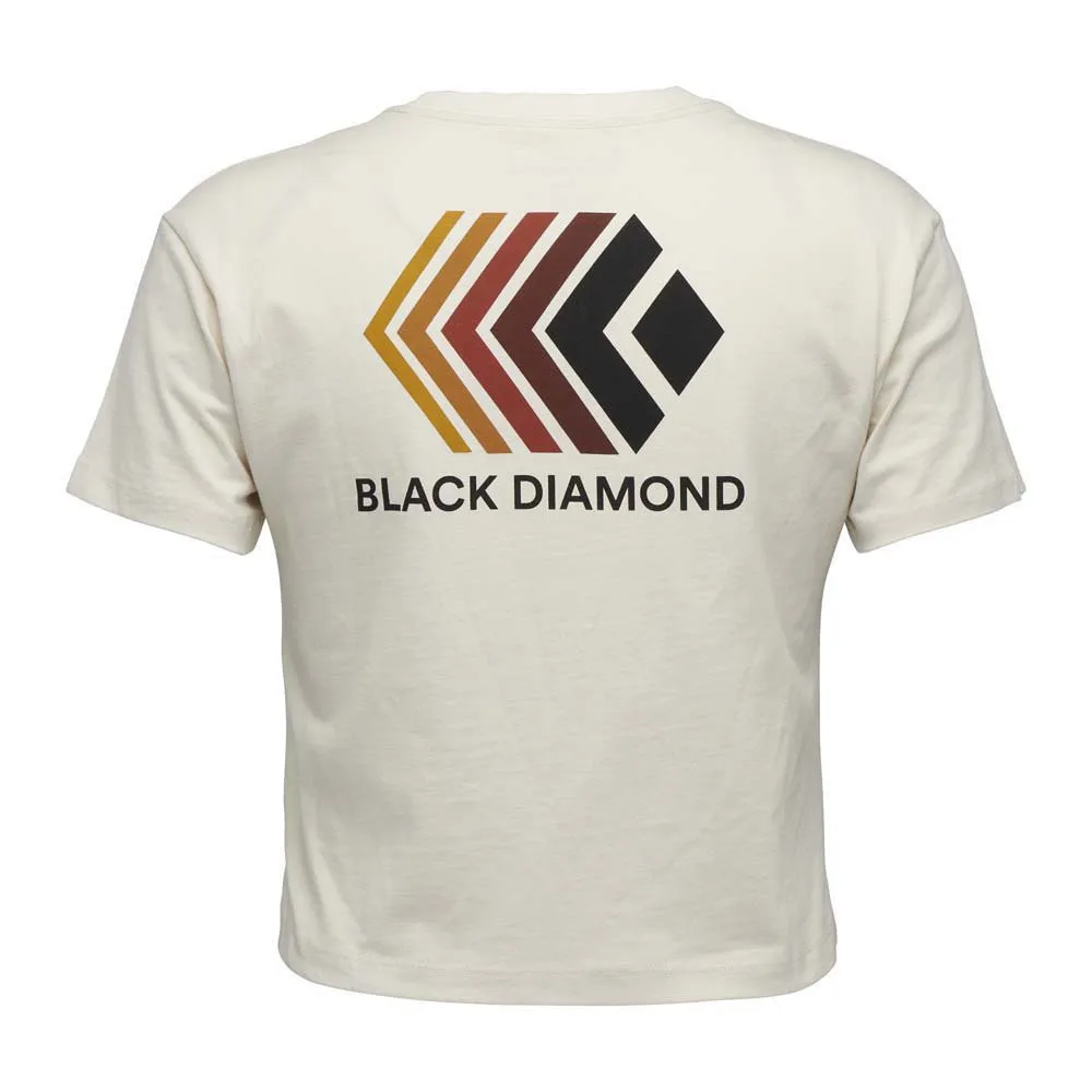 Black Diamond Faded Crop Kurzarm-t-shirt
