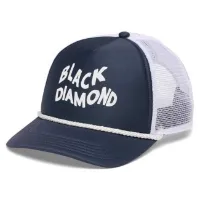 Black Diamond Flat Bill Trucker Kappe Black Diamond Flat Bill Trucker Kappe