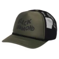 Black Diamond Flat Bill Trucker Kappe Black Diamond Flat Bill Trucker Kappe
