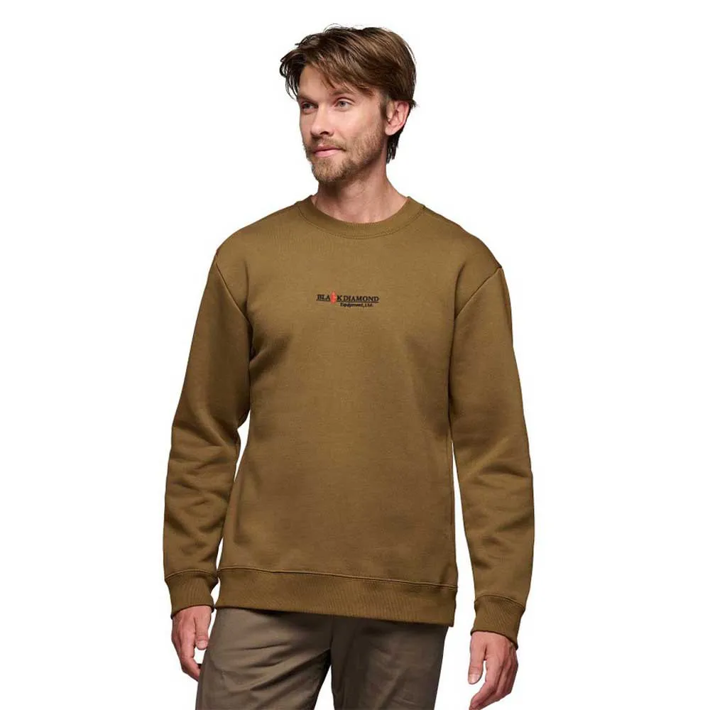 Black Diamond Heritage Wordmark Crewneck Sweatshirt Black Diamond Heritage Wordmark Crewneck Sweatshirt