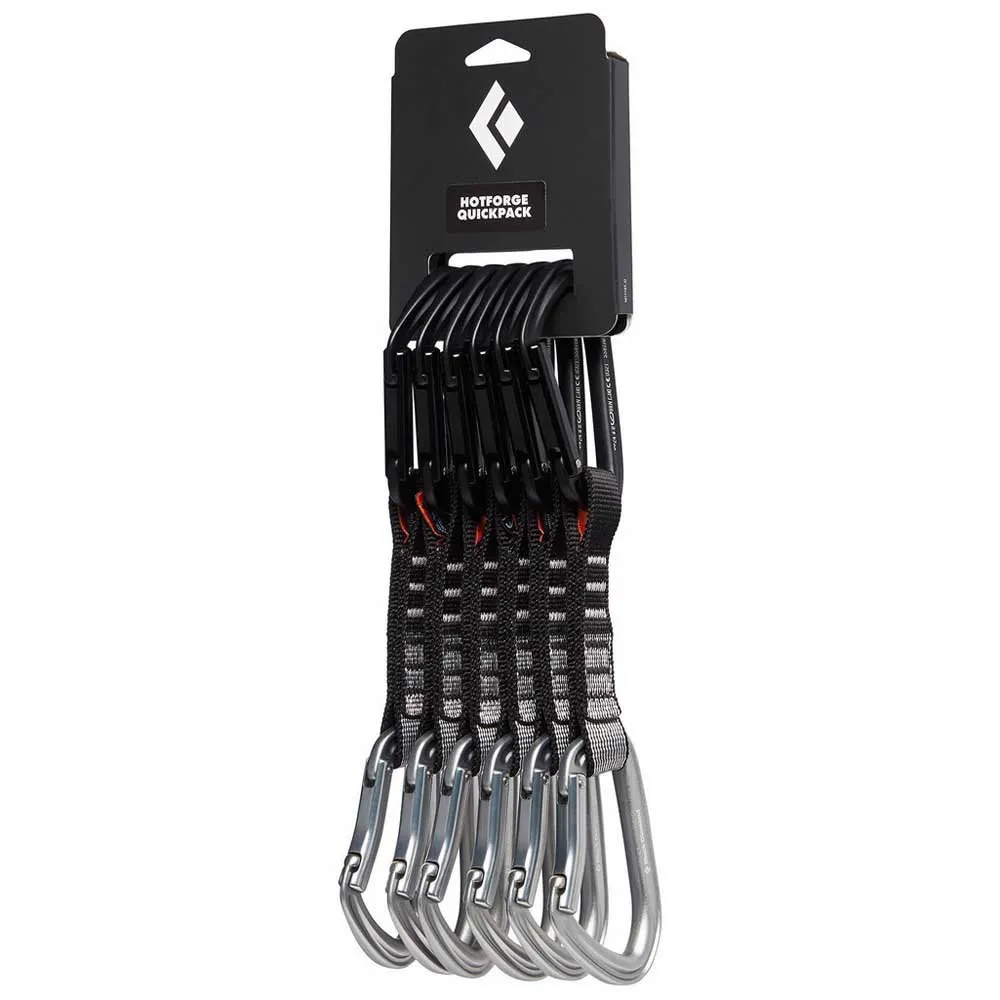 Black Diamond Hot Forge 6 Pack 12 Cm Expressschlinge, Light gray, One Size Black Diamond Hot Forge 6 Pack 12 Cm Expressschlinge, Light gray, One Size