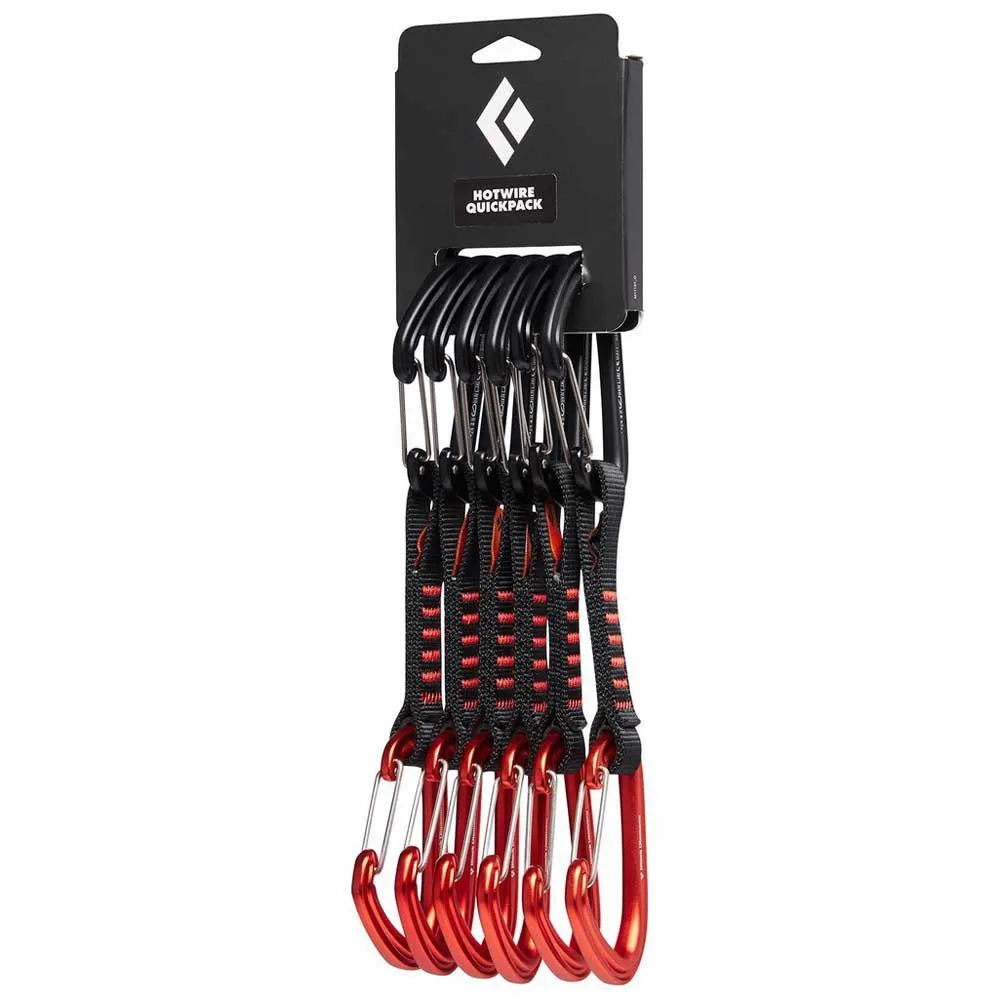 Black Diamond Hot Wire 6 Pack 12 Cm Expressschlinge, Octane, One Size Black Diamond Hot Wire 6 Pack 12 Cm Expressschlinge, Octane, One Size