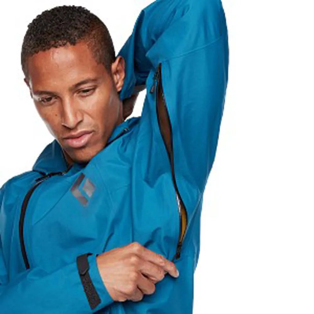 Black Diamond Liquid Point Shell Jacke, Kingfisher