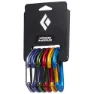 Black Diamond Lite Wire Karabinerhaken 6 Einheiten, Multicolor, One Size