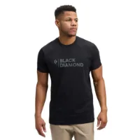 Black Diamond Mini Stacked Kurzarm-t-shirt Black Diamond Mini Stacked Kurzarm-t-shirt
