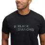 Black Diamond Mini Stacked Kurzarm-t-shirt