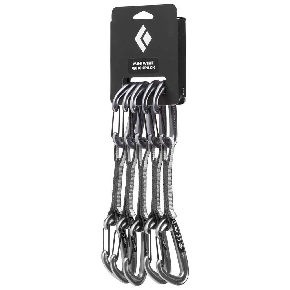 Black Diamond Mini Wire 6 Pack 12 Cm Expressschlinge, Multicolor, One Size Black Diamond Mini Wire 6 Pack 12 Cm Expressschlinge, Multicolor, One Size
