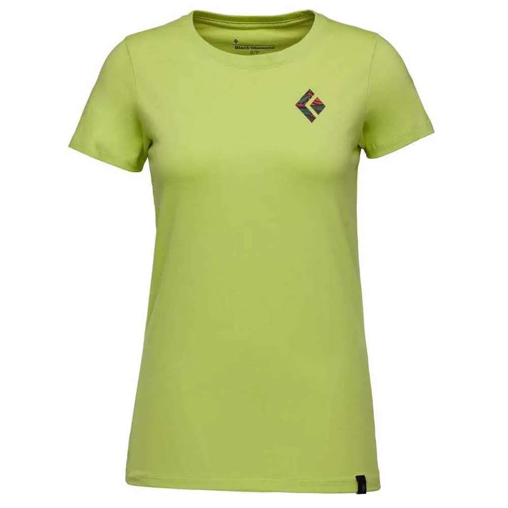 Black Diamond Mountain Diamond Kurzarm-t-shirt, Aloe