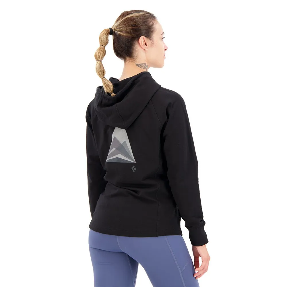 Black Diamond Mountain Transparency Kapuzenpullover, Black