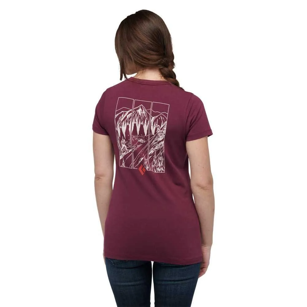 Black Diamond Multi Sport Kurzarm-t-shirt, Blackberry Black Diamond Multi Sport Kurzarm-t-shirt, Blackberry
