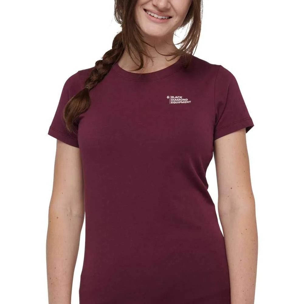 Black Diamond Multi Sport Kurzarm-t-shirt, Blackberry Black Diamond Multi Sport Kurzarm-t-shirt, Blackberry