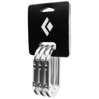 Black Diamond Oval Keylock Karabinerhaken 3 Einheiten Black Diamond Oval Keylock Karabinerhaken 3 Einheiten