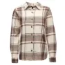 Chalk pink / walnut plaid