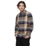 Indigo / gold plaid