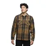 Flax / black plaid