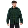 Palm green / anthracite plaid