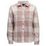 Pale mauve / off white plaid