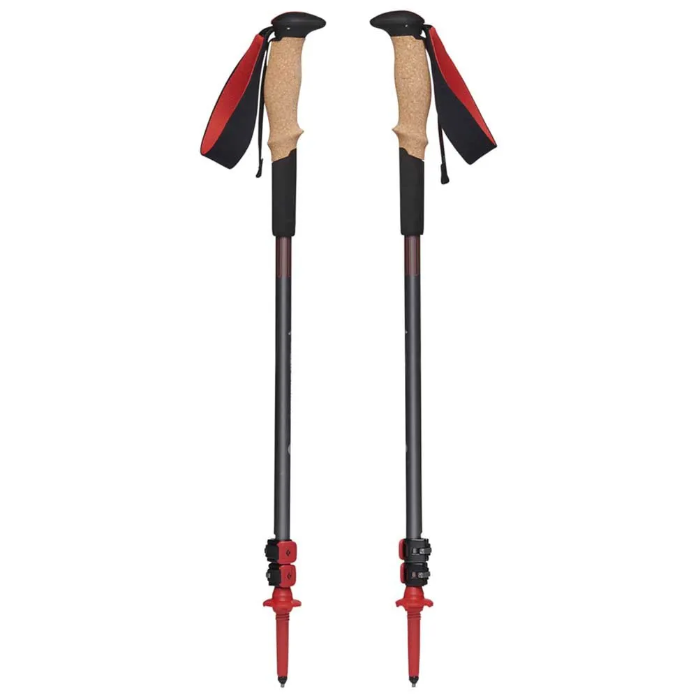 Black Diamond Pursuit Shock Trekking Stöcke, S grey / oct, 125-140cm