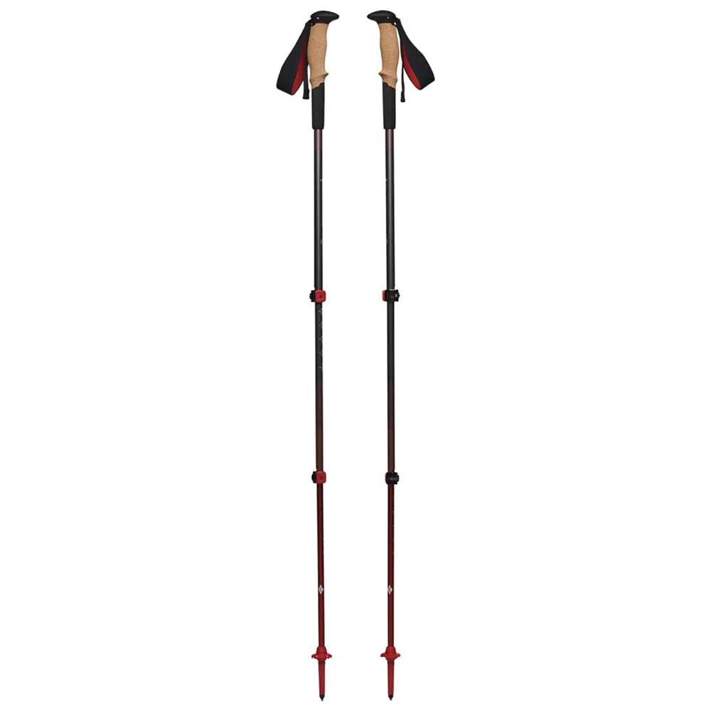 Black Diamond Pursuit Shock Trekking Stöcke, S grey / oct, 125-140cm