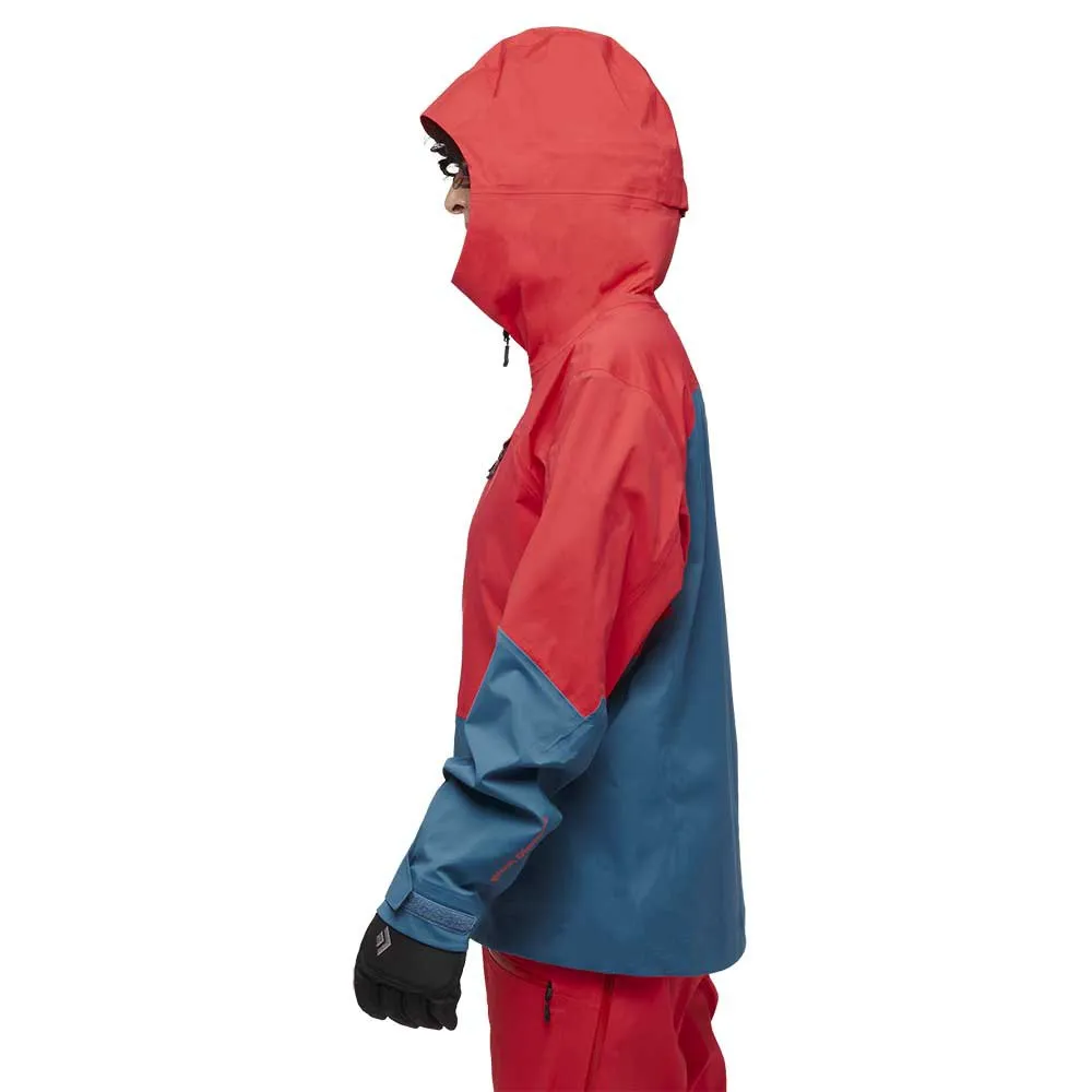 Black Diamond Recon Lt Stretch Shell Jacke, Coral red / creek blue Black Diamond Recon Lt Stretch Shell Jacke, Coral red / creek blue