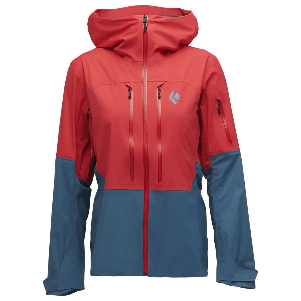 Black Diamond Recon Lt Stretch Shell Jacke, Coral red / creek blue Black Diamond Recon Lt Stretch Shell Jacke, Coral red / creek blue