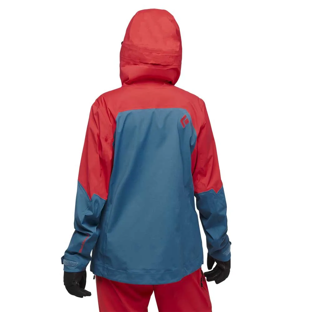 Black Diamond Recon Lt Stretch Shell Jacke, Coral red / creek blue Black Diamond Recon Lt Stretch Shell Jacke, Coral red / creek blue