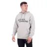 Black Diamond Stacked Logo Kapuzenpullover, Nickel heather