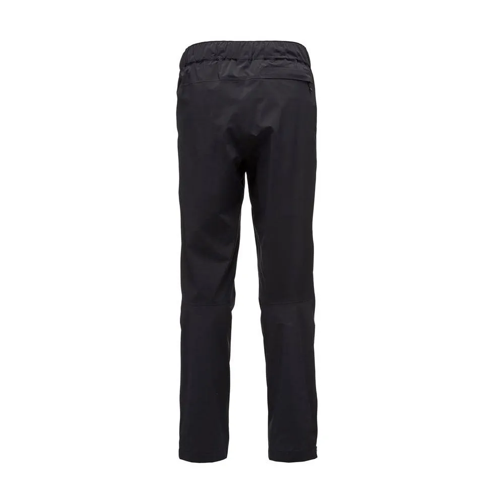 Black Diamond Stormline Stretch Rain Hosen, Black