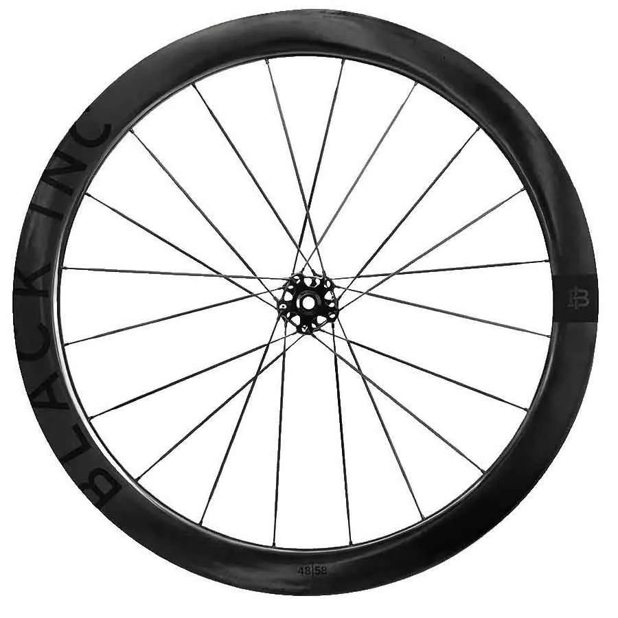 Black Inc 48|58 Cs Cl Disc Tubeless Rennrad Laufradsatz, Jet black, 12 x 100/12 x 142mm, Shimano/Sram HG Black Inc 48|58 Cs Cl Disc Tubeless Rennrad Laufradsatz, Jet black, 12 x 100/12 x 142mm, Shimano/Sram HG
