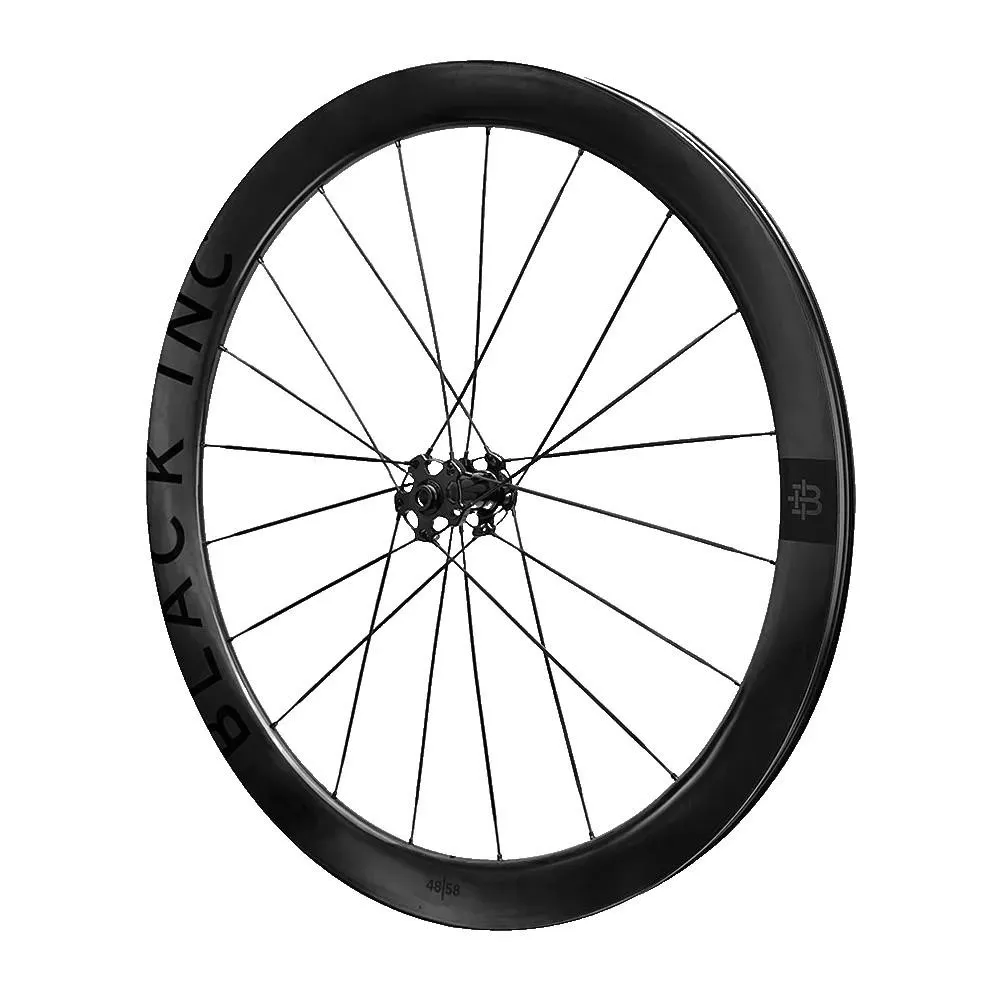 Black Inc 48|58 Cs Cl Disc Tubeless Rennrad Laufradsatz, Jet black, 12 x 100/12 x 142mm, Shimano/Sram HG Black Inc 48|58 Cs Cl Disc Tubeless Rennrad Laufradsatz, Jet black, 12 x 100/12 x 142mm, Shimano/Sram HG
