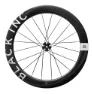Black Inc Sixty Two Cl Disc Tubeless Rennrad Laufradsatz, Black, 12 x 100/12 x 142mm, Shimano/Sram HG