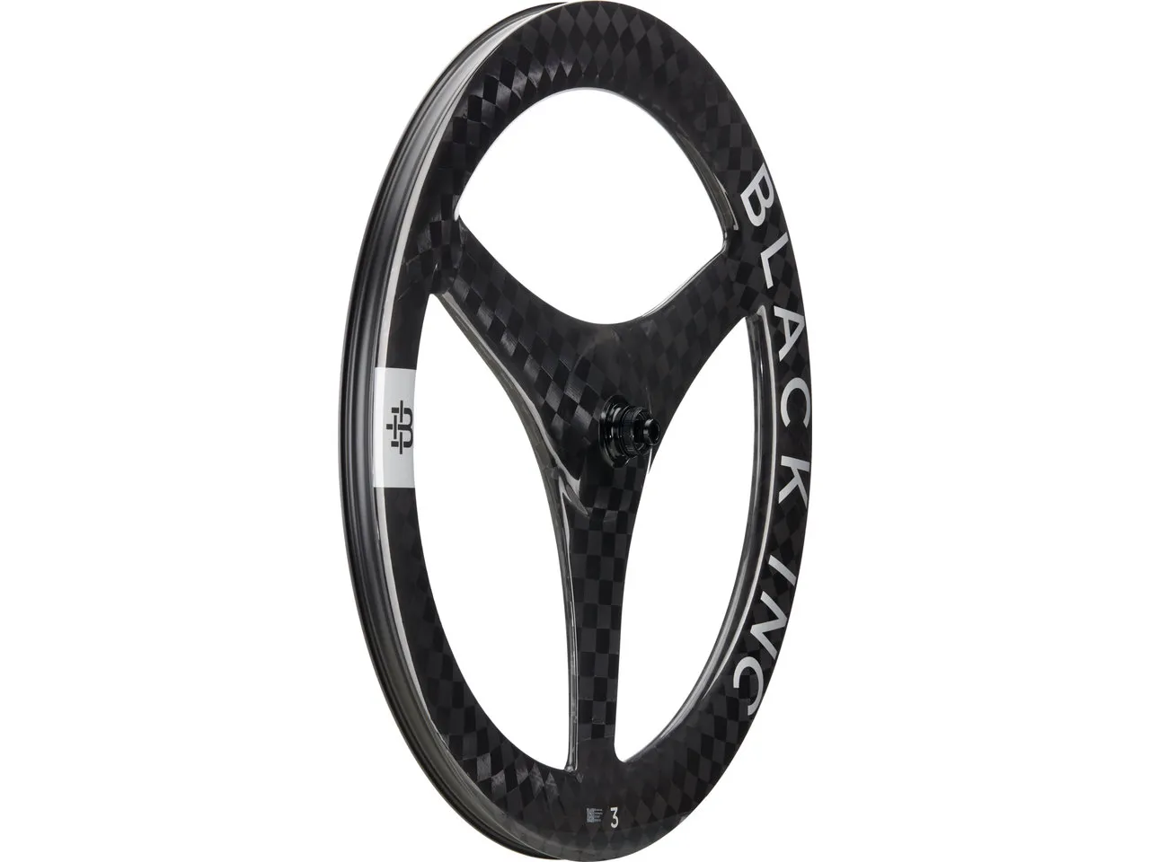 Black Inc Three Carbon 28" Vorderrad, Schwarz Black Inc Three Carbon 28" Vorderrad, Schwarz