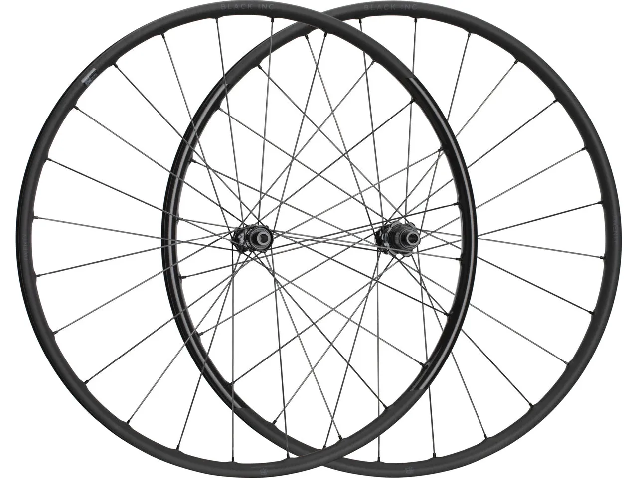Black Inc Twenty All Road Disc Carbon 28" Laufradsatz, Schwarz, 28" Satz (VR 12 x 100 + HR 12 x 142) SRAM XDR Black Inc Twenty All Road Disc Carbon 28" Laufradsatz, Schwarz, 28" Satz (VR 12 x 100 + HR 12 x 142) SRAM XDR