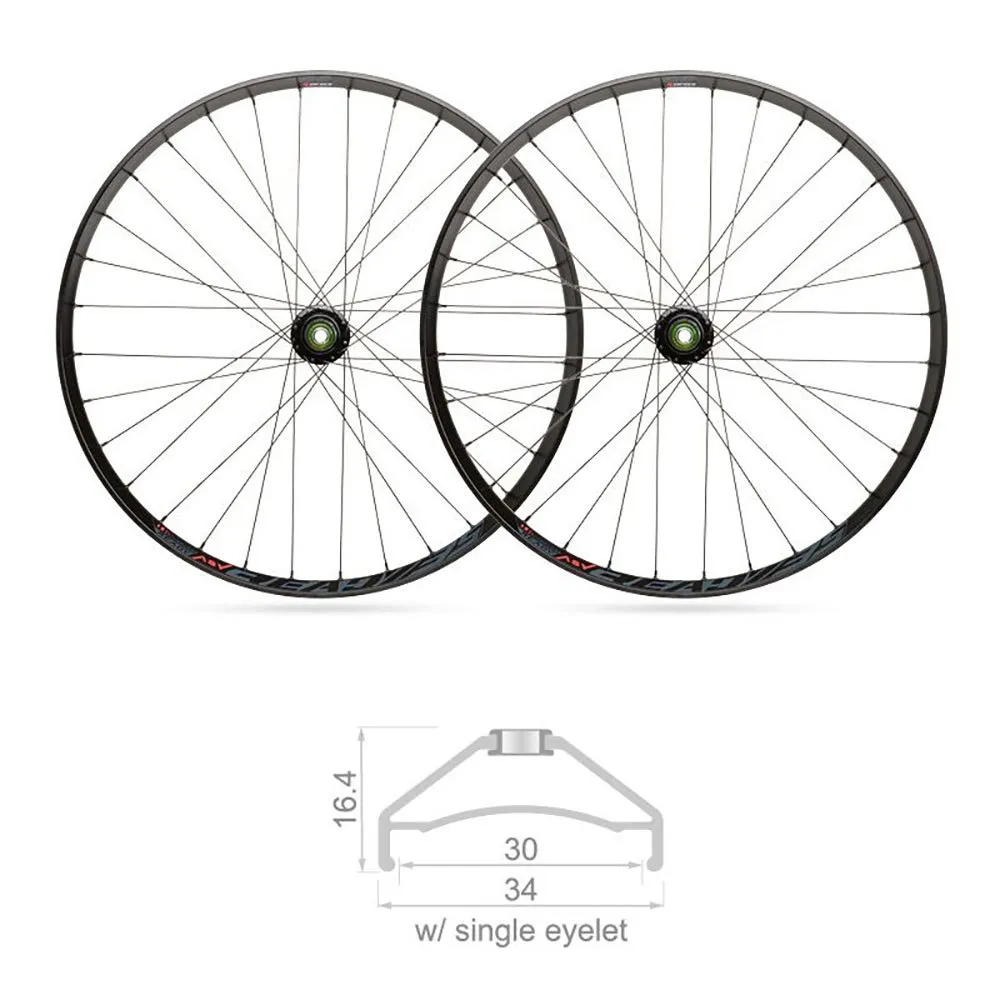 Blackjack 29´´ 30 Mm 6b Disc Tubeless Mtb-laufradsatz, Black, 15 x 100 / 12 x 142mm, Shimano/Sram HG Blackjack 29´´ 30 Mm 6b Disc Tubeless Mtb-laufradsatz, Black, 15 x 100 / 12 x 142mm, Shimano/Sram HG