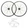 Blackjack Ready 27.5´´ 6b Disc Tubeless Mtb-laufradsatz, Black, 15 x 100 / 12 x 142mm, Shimano/Sram HG